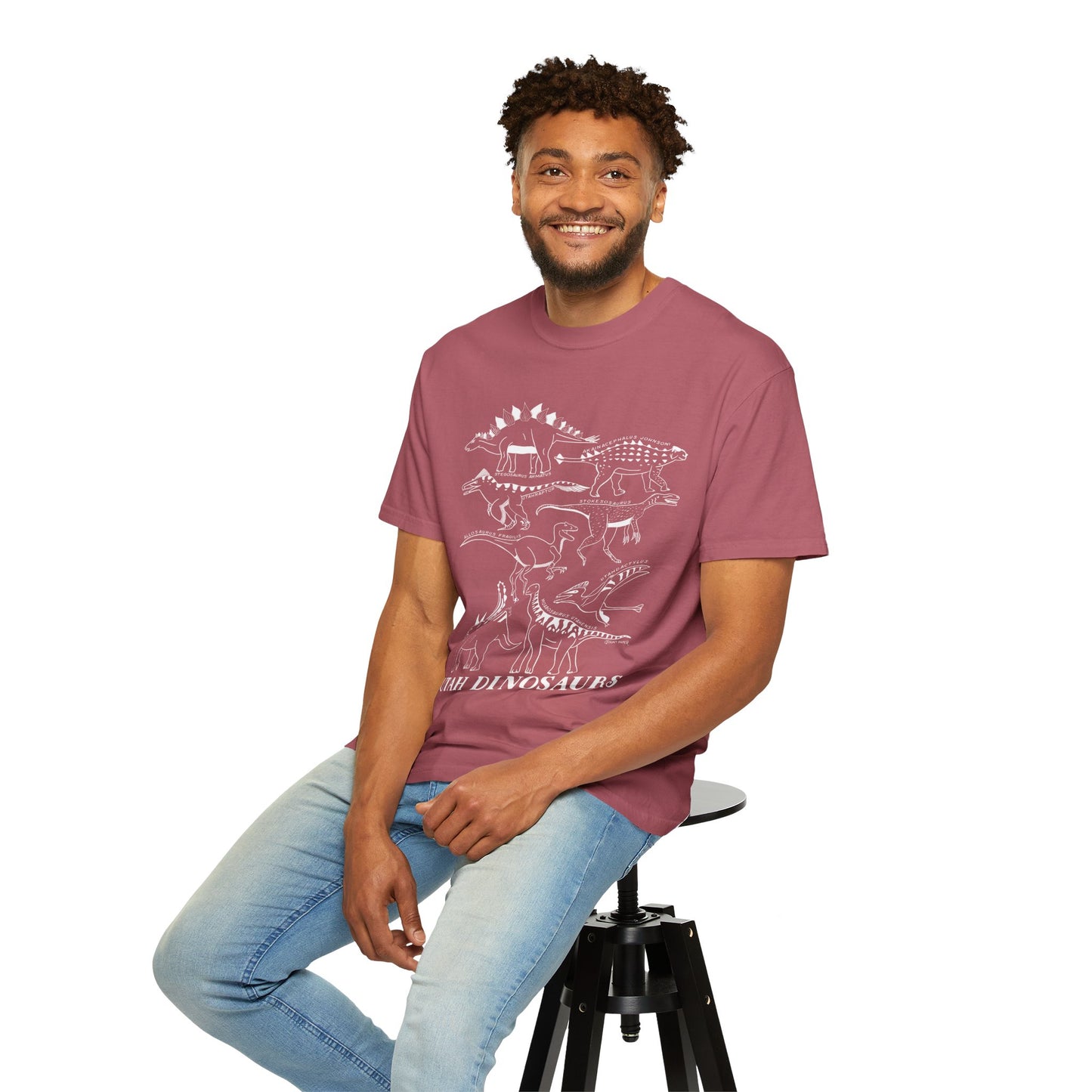 Utah Dinosaurs Adult Comfort Colors Tee
