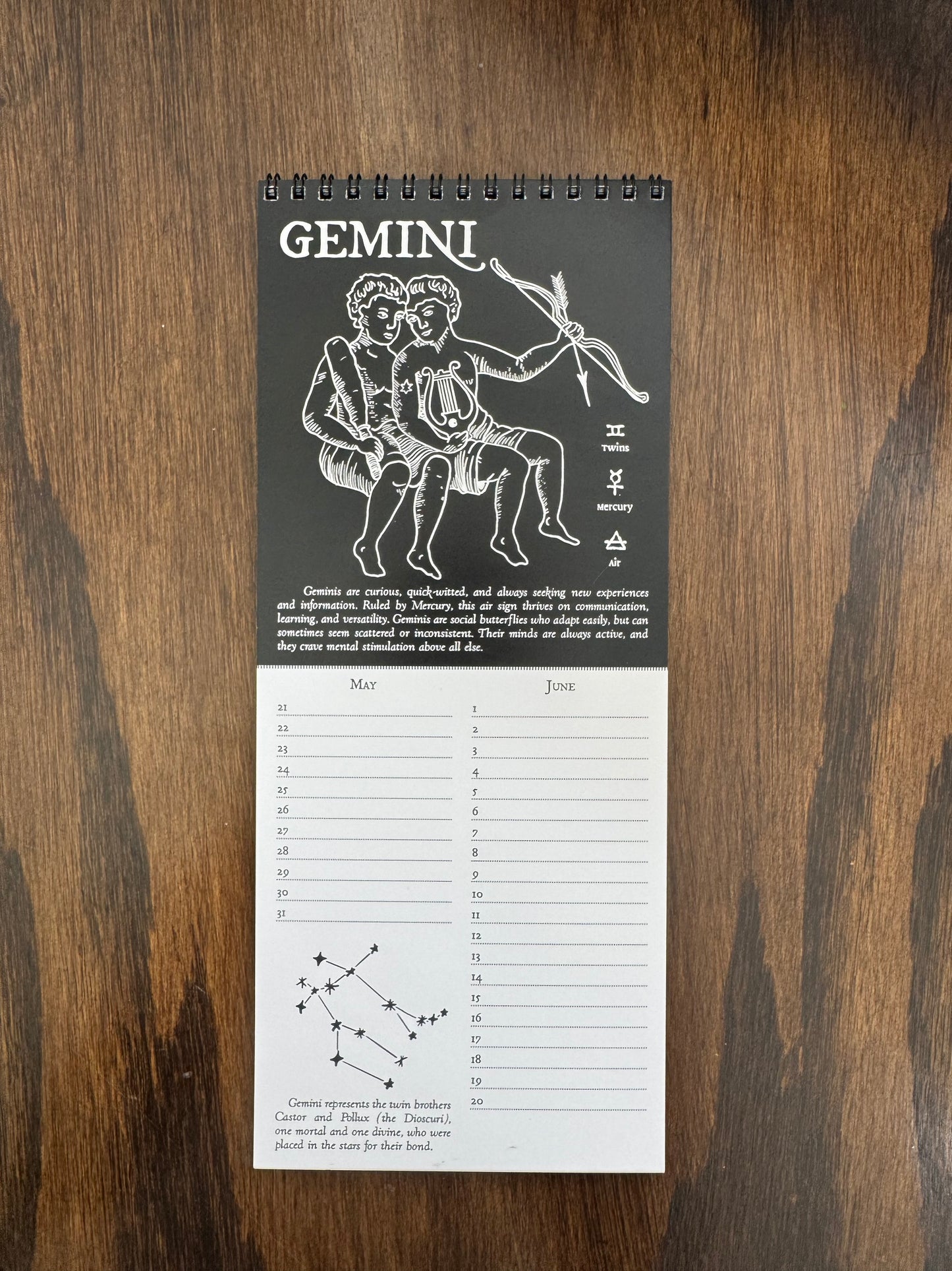 Zodiac Calendar