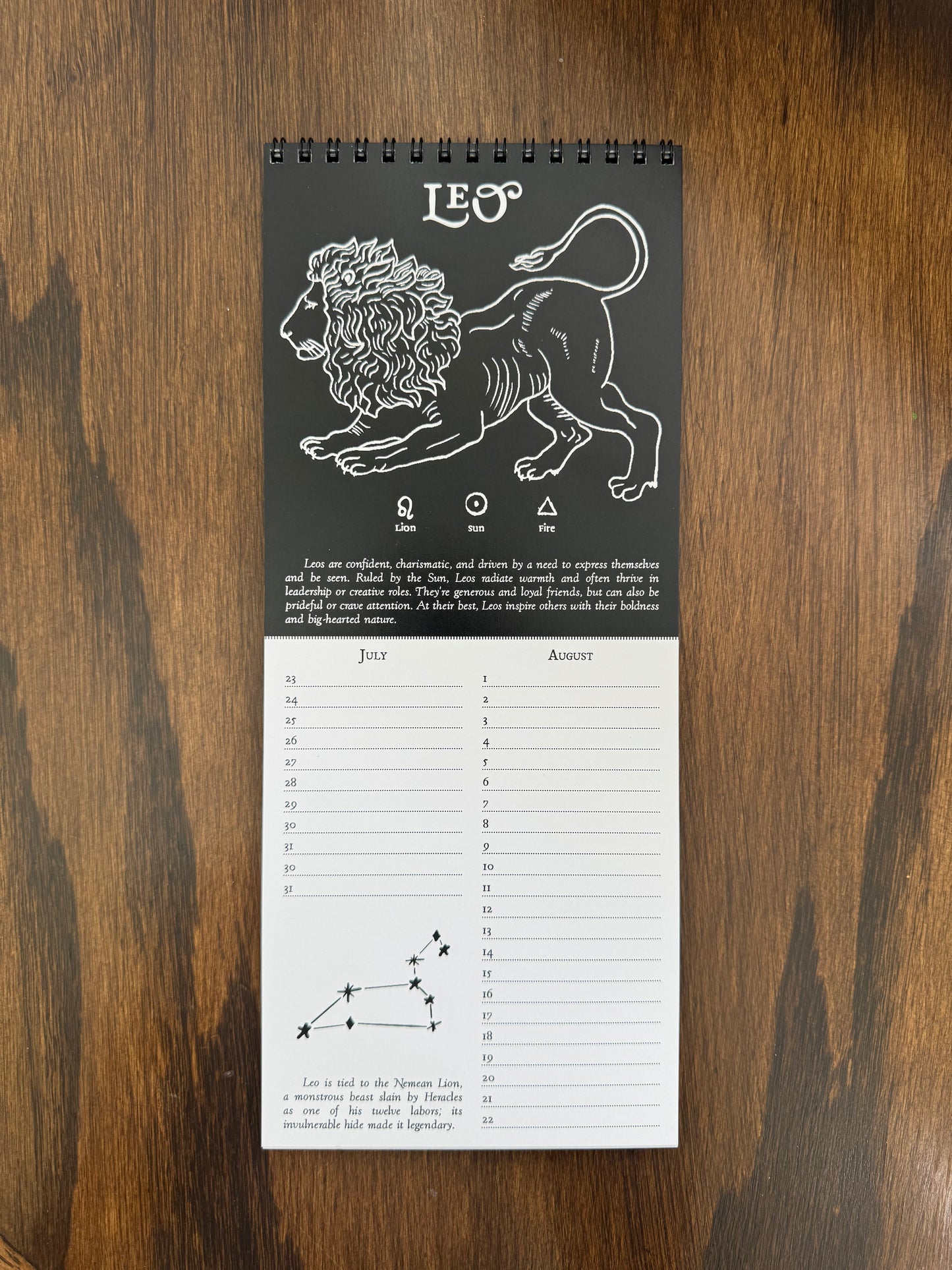 Zodiac Calendar