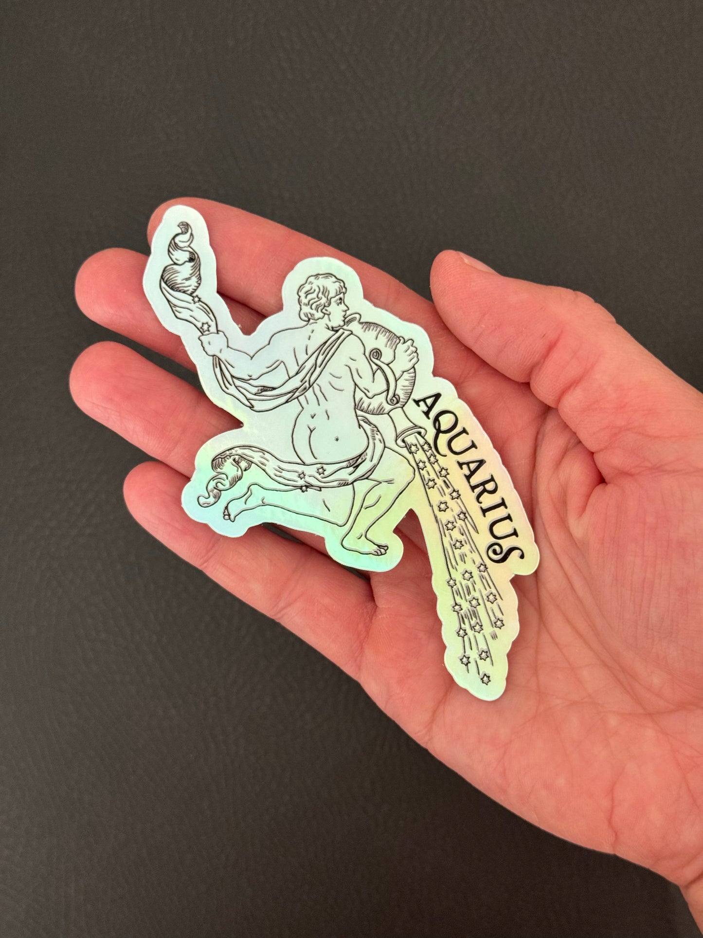 Zodiac Aquarius Sticker