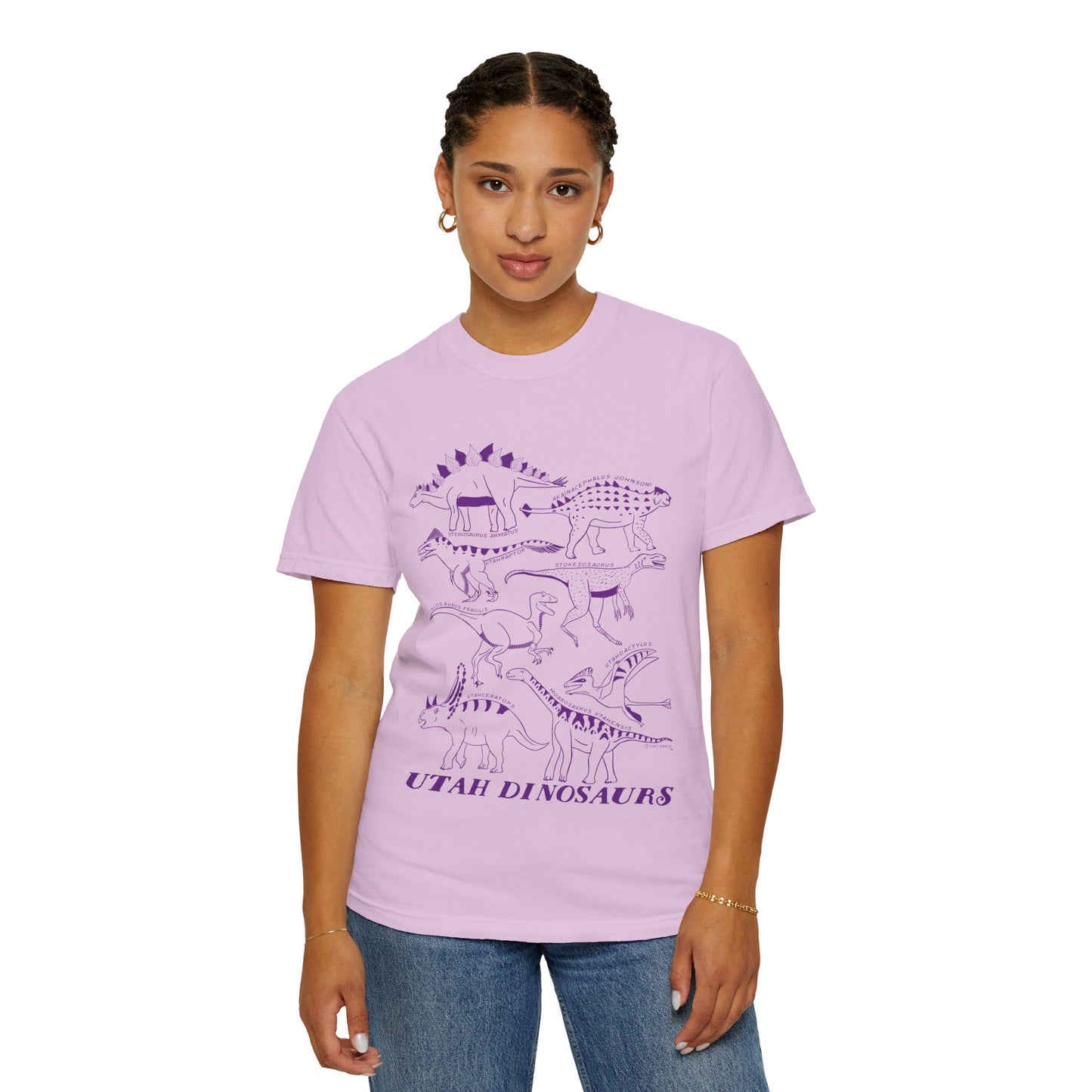 Utah Dinosaurs Adult Comfort Colors Tee