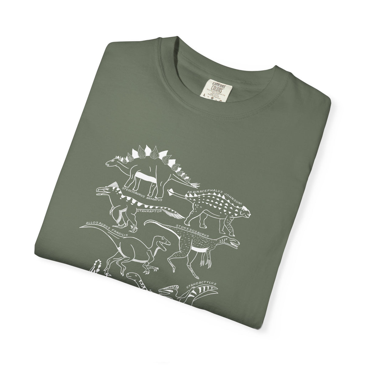 Utah Dinosaurs Adult Comfort Colors Tee