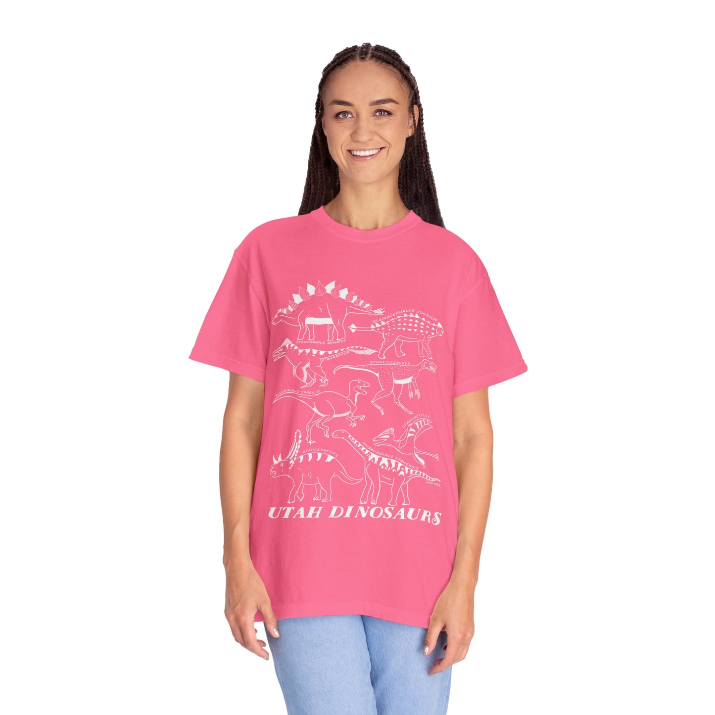 Utah Dinosaurs Adult Comfort Colors Tee