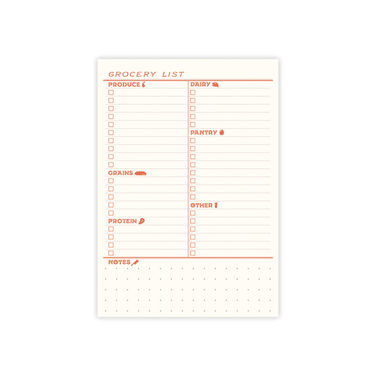 The ADHDer's Grocery List