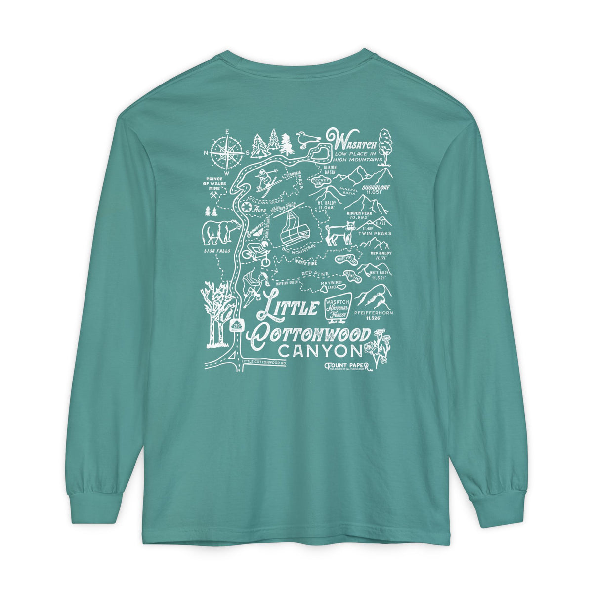 Little Cottonwood Canyon Long Sleeve Shirt