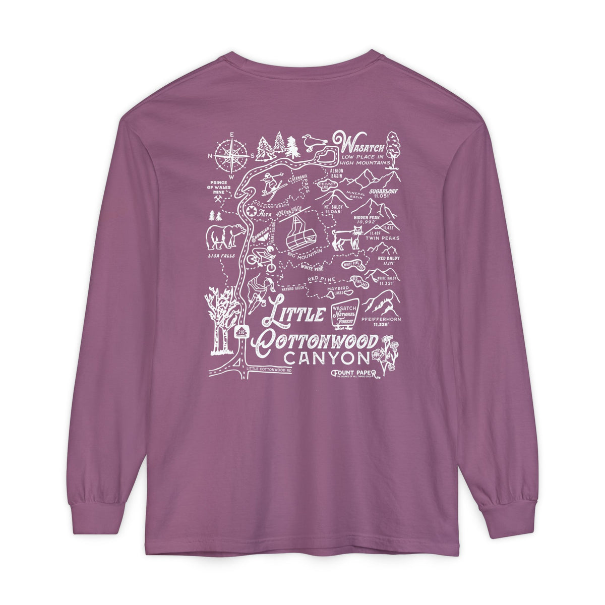 Little Cottonwood Canyon Long Sleeve Shirt