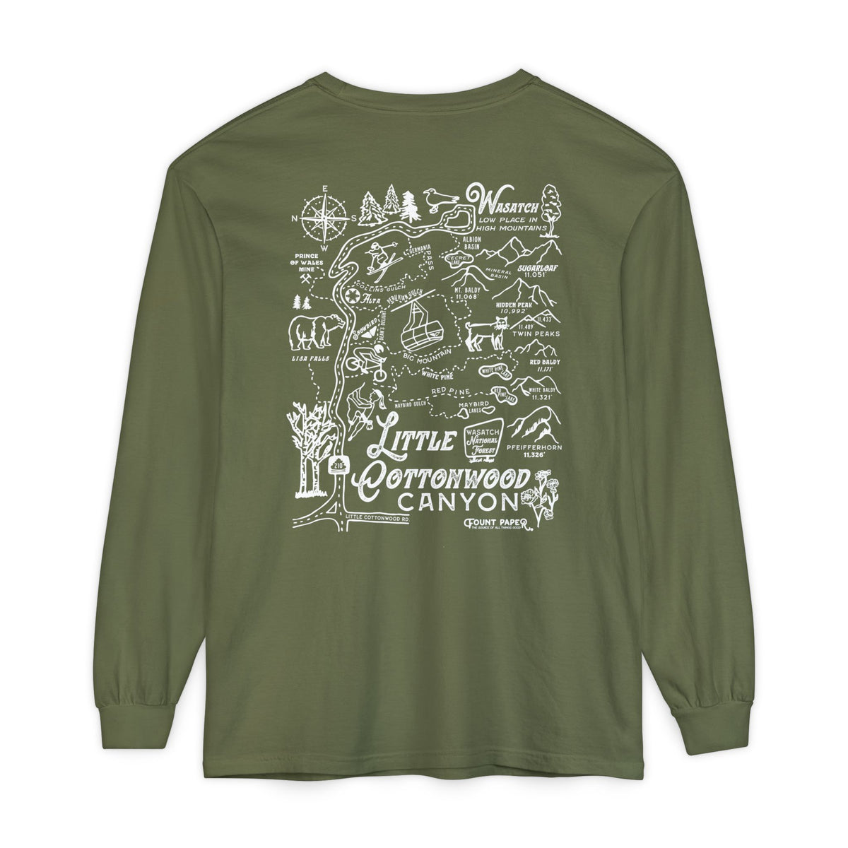Little Cottonwood Canyon Long Sleeve Shirt