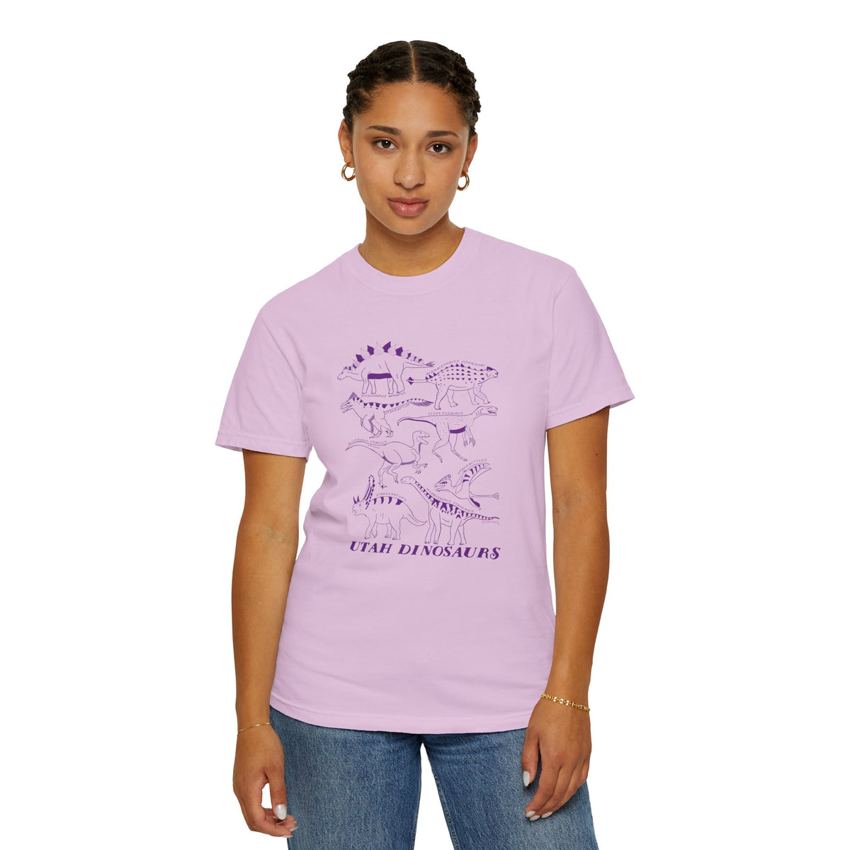 Utah Dinosaurs Adult Comfort Colors Tee