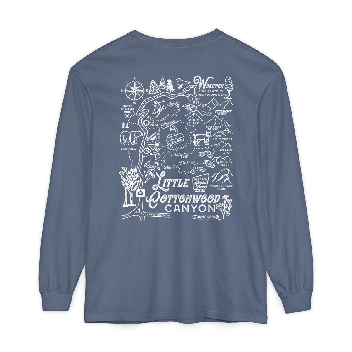 Little Cottonwood Canyon Long Sleeve Shirt