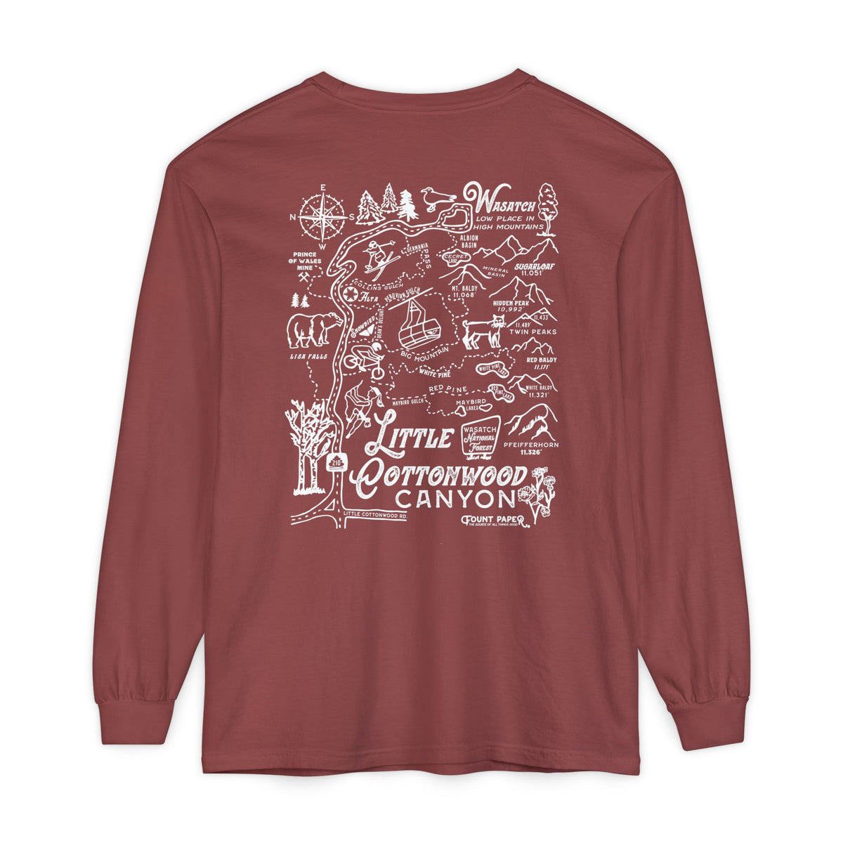 Little Cottonwood Canyon Long Sleeve Shirt