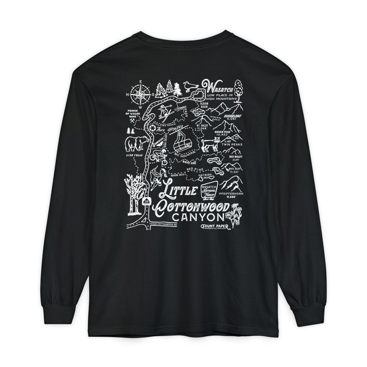 Little Cottonwood Canyon Long Sleeve Shirt