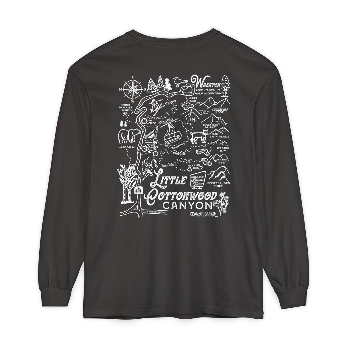 Little Cottonwood Canyon Long Sleeve Shirt