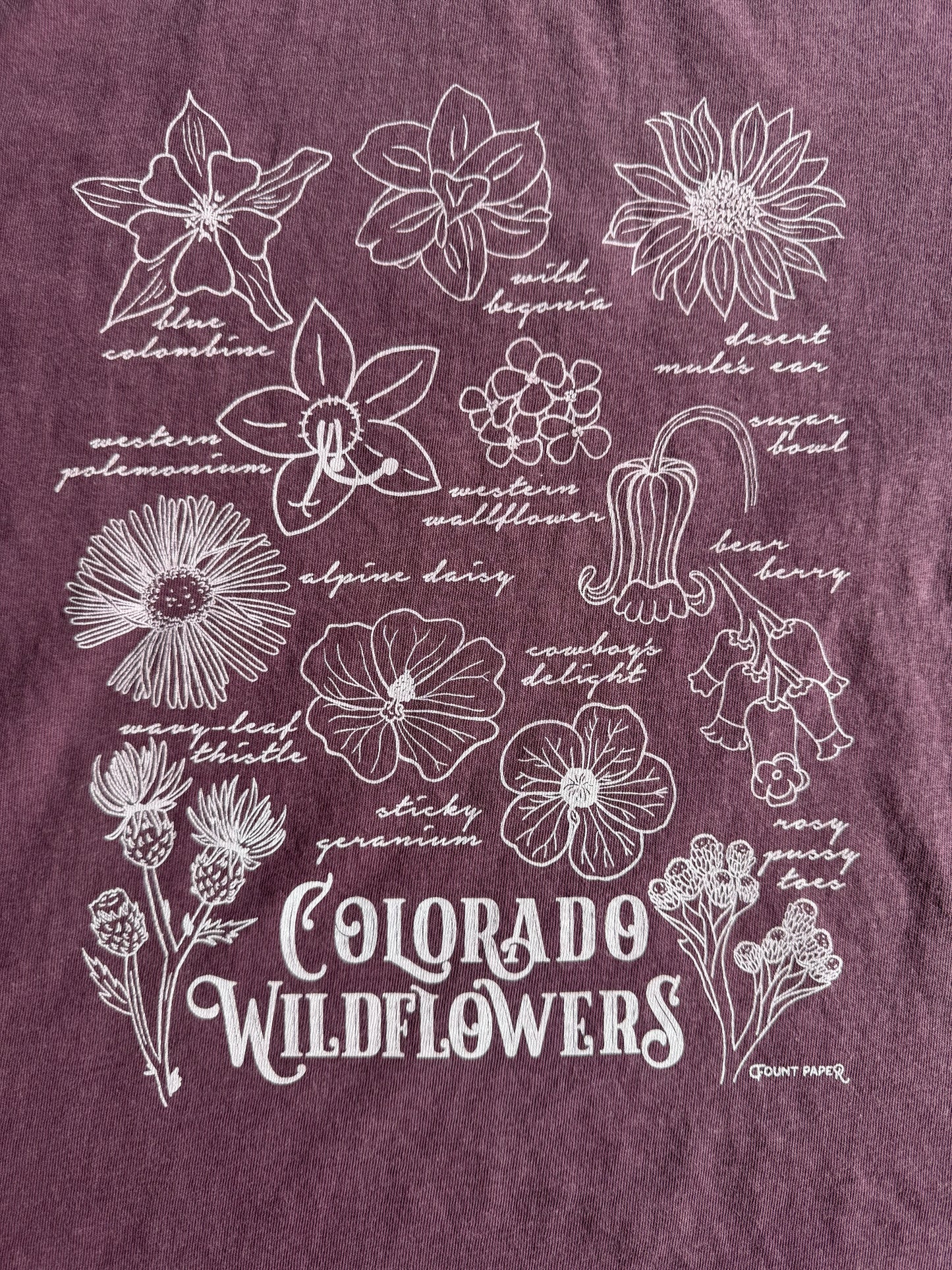 Utah Wildflowers Short Sleeve Tee
