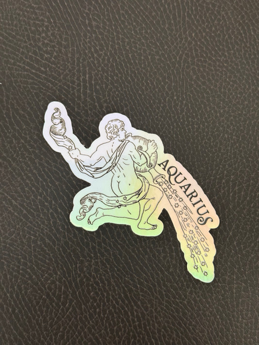 Zodiac Aquarius Sticker