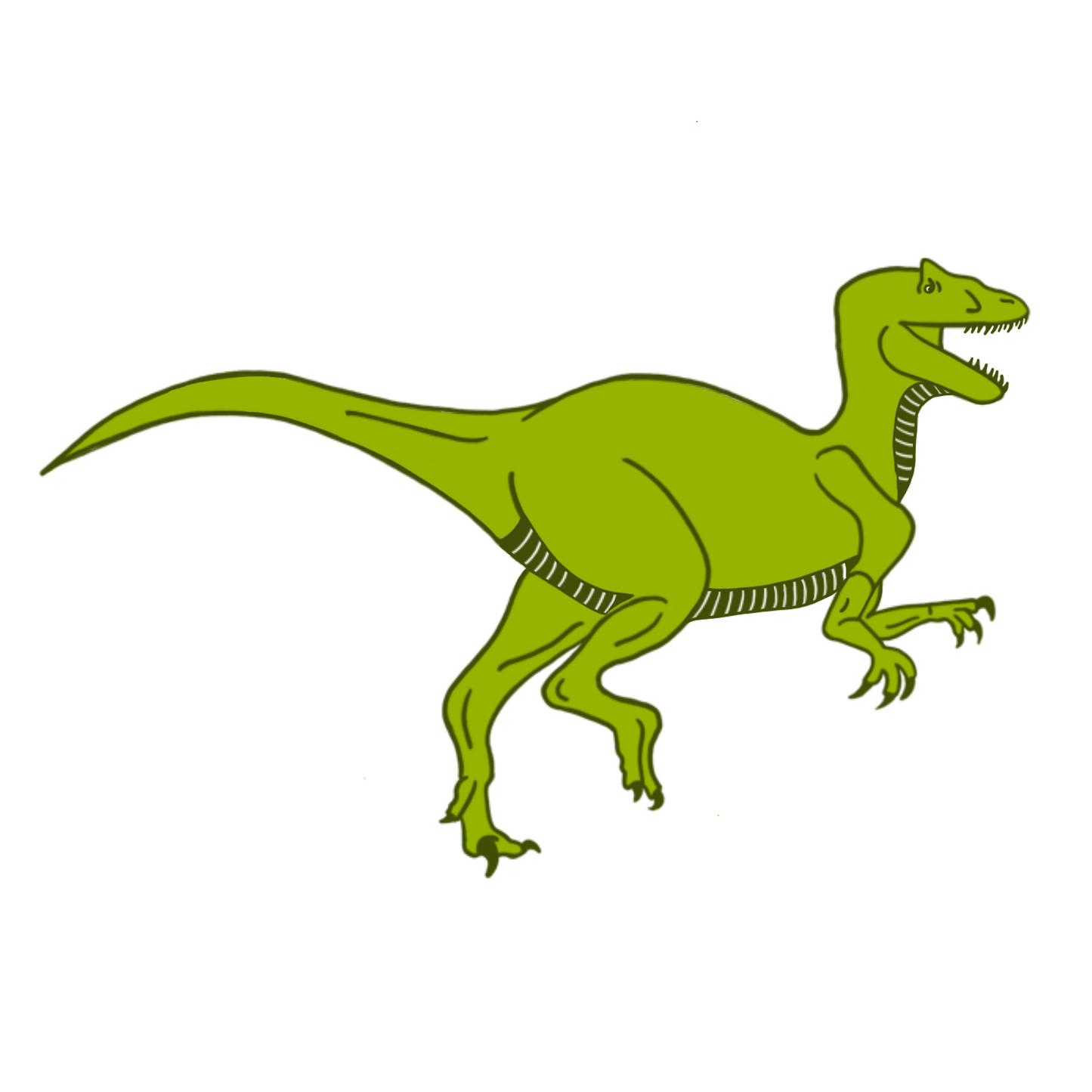 Dinosaur  Allosaurus Sticker
